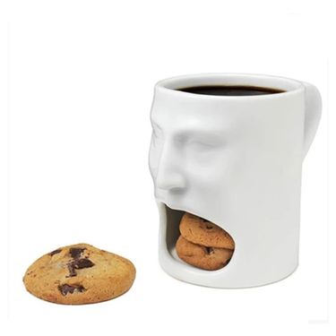Cake Mug Shape Ceramic Coffee Cup Face Cookie Toast Cartoon Cup_maomaolike.com