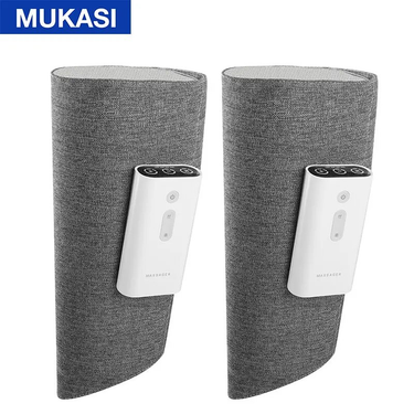 MUKASI Electric Leg Massager Calf Muscle Massage Machine With Pneumatic Compression Heating Vibrator Pressotherapy Pain Relief_voghion.com