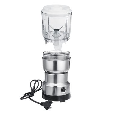 2-In-1 Electric Coffee Grinder Kitchen Cereals Nuts Beans Spices Grains Grinder Machine Multifunctional Portable Blender Juicer_voghion.com
