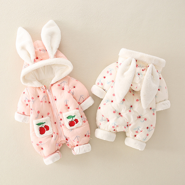 Baby Clothes Winter Girl Baby Onesie Wear Autumn And Winter Cute Princess Foreign Style Suit_voghion.com