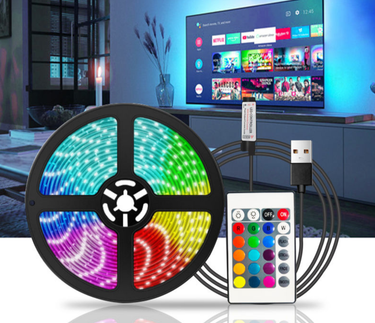 Bluetooth LED Desktop USB Sound-Sensitive Atmosphere Gaming Room Decorative TV Background RGB Light Strip_voghion.com