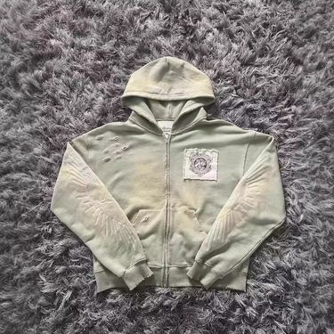 Cross-Border 9OESH Printed Hoodie Sweatshirt 2025 New Hot-Selling Versatile Zipper Cardigan Jacket_voghion.com