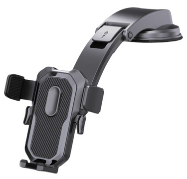 New automatic lock waterfall car phone holder suction cup dashboard front gear bracket_voghion.com
