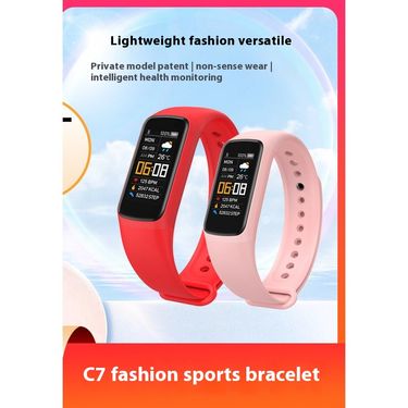 Women's Fashion Intelligent Sports Black Technology Health Sleep Monitoring Bracelet_voghion.com