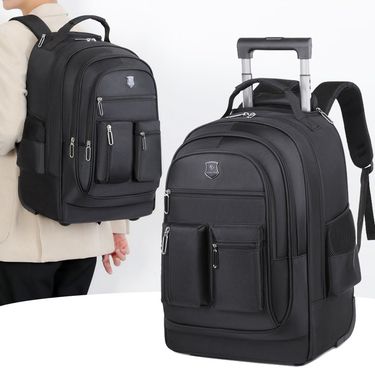 Travel Backpack Universal Wheel Business Trip Short Distance Luggage Bag Student Schoolbag_voghion.com