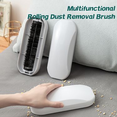 Plastic Sweeper Carpet Dirt Brush Handheld Crump Sweeper Roller Pet Hair Lint Remover Dust Crumb Nutshell Collector Cleaner_voghion.com
