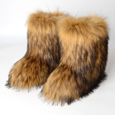 Winter warm boots, thick non-slip fur boots, moderate length, personality fashion casual shoes_vogvips.com