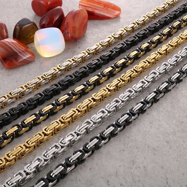 personalized Hip Hop Stainless Steel Domineering Emperor Chain Men's Bracelets In Various Specifications_voghion.com