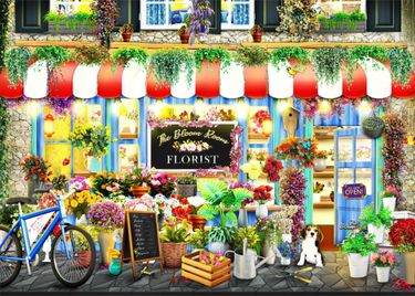 Flower Shop Jigsaw Puzzles 1000 Piece_voghion.com