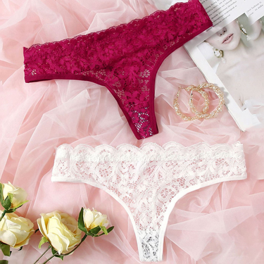 Women's clothing women's triangle underwear girl lace sexy T-shaped fashion panties_voghion.com
