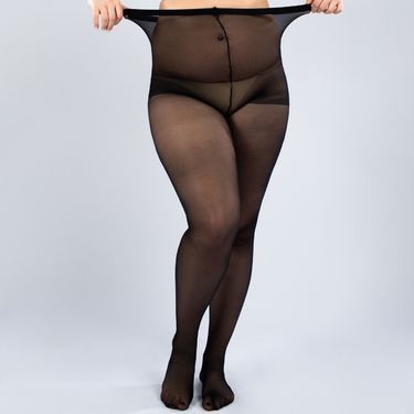Underwear & Sleepwears Plus Size Sheer Pantyhose XXL Black Nylon Tights With Invisible Waistband, Ultra Thin Seamless Comfort For Everyday Wear_voghion.com