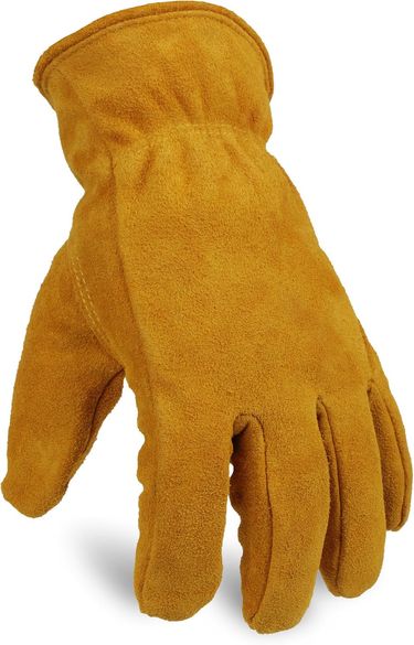 Work Gloves Winter Insulated Snow Cold Proof Leather Glove Thick Thermal Imitation Lambswool Extra Grip Flexible Warm For Working In Cold Weather_voghion.com