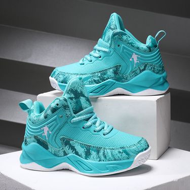 Spring And Autumn Children's Basketball Waterproof Leather Surface Rubber Sole Big Kids Large Size Boys Professional_voghion.com