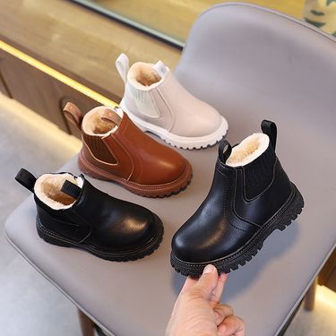 ShoeGlobe Fashion Children's Autumn British Style Short Young Internet Celebrity Low Girls' Martin Boots For Girls_voghion.com