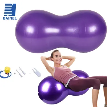 Explosion-proof Peanut Shape Fitness Yoga Ball Fitness Training Equipment Fitness Ball Aerobic Balance Pilates Ball_voghion.com