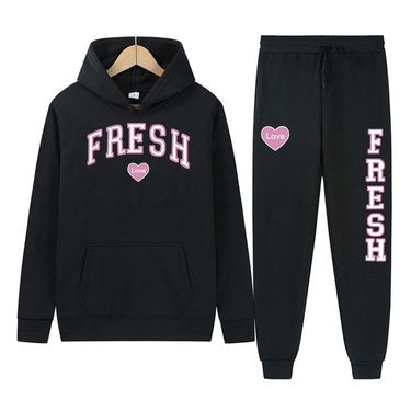 New sportswear unisex hoodie, two-piece set, gothic punk rock street hoodie_voghion.com