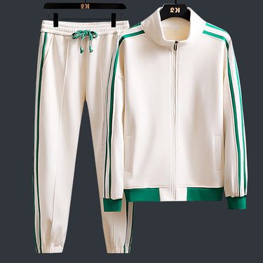 2026 Fashion Basketball Tracksuit Youth/Men Long Sleeve Zipper Sweatshirts+ Jogger Sweatpants Outfits Streetwear Casual Sports Running Set Outdoor_voghion.com