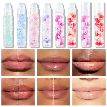 Clubday Hydrating Glossy Lip Oil With Roller Ball - Shiny Plumping Lip Gloss For Layering, Mirror Finish, Moisturizing & Non-Sticky_voghion.com
