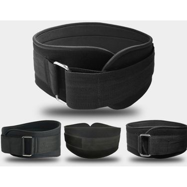 Deep squat weightlifting fitness belt, male protective pressure support, fixed waist training, hard pull sports belt_voghion.com
