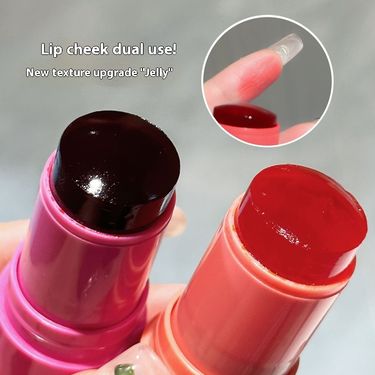 Jelly Powder Blusher Stick Lazy Person Even Skin Tone Highlight Color Lip And Cheek Dual-use Rouge_voghion.com
