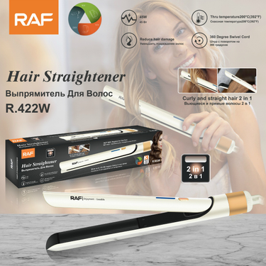 RAF European standard cross-border special supply straight hair board negative ions do not hurt hair straight hair curly hair straightener home use_voghion.com