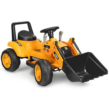 6V Battery Powered Kids Ride On Excavator_voghion.com