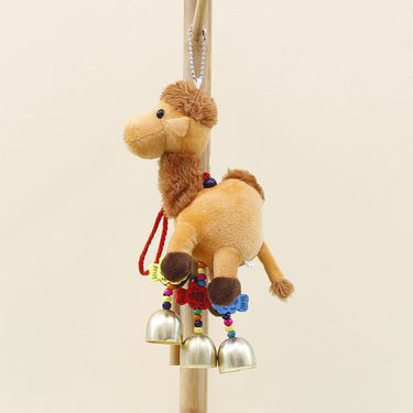 Camel Plush Toy Desert With Bell Pp Cotton Filling Short Plush Decor For Home_voghion.com