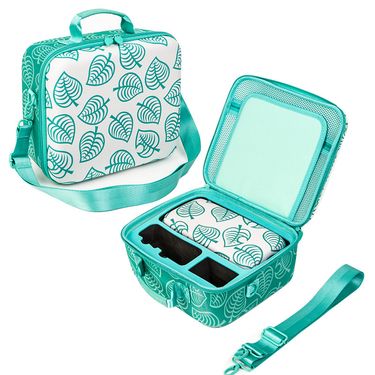 Nintendo Switch Deluxe Carrying Case Storage Bag with Handle,Shoulder Strap,Fits Switch Accessories Animal and Crossing_voghion.com