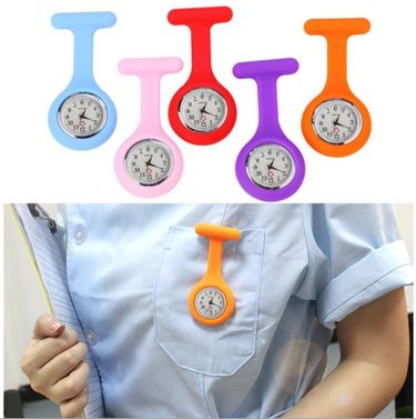Watches for female medical school students, silicone nurse pocket watches, brooches, printable gift watches_voghion.com