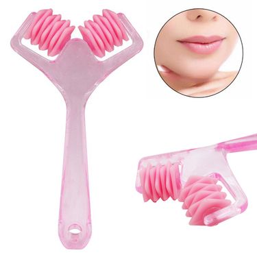 Double NEW Slimming Chin Massage V Face Facial Beauty Ice Roller Massager Stick Lift up Skin Gua Sha Cosmetic r_voghion.com
