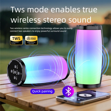 Berlin Sound Internet Celebrity Wireless Bluetooth Speaker High Aesthetic Subwoofer Long Battery Life Card Slot USB_voghion.com