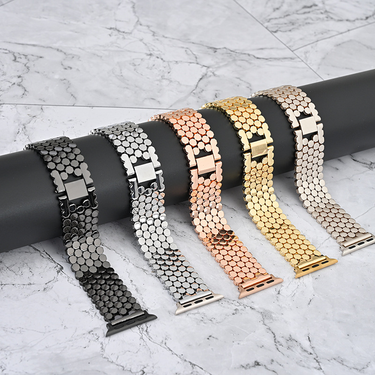Suitable for Apple Watch strap Applewatch/7/8 metal fish ling Apple Bracelet Men's Watch strap_voghion.com