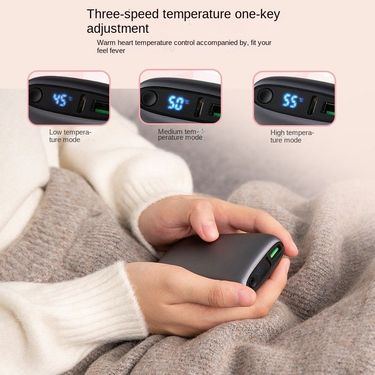 Metal 10000mAh Hand Warmer Gift: Essential Tool for Girls - New Portable Mini Gift_voghion.com