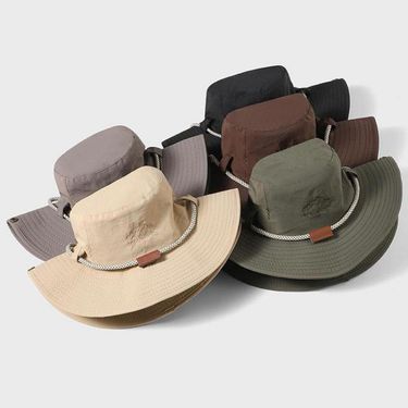 Fashion Summer Bucket Men Women Sunscreen Fishing Hat Outdoor Breathable Fisherman Cap Hiking Climbing Camping Uv Protect_voghion.com