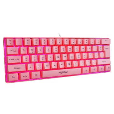 V700 RGB light 61 key wired gaming film keyboard suitable for laptop ABS material_voghion.com