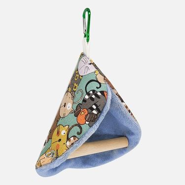 Parrot Standing Pole Cotton Nest Autumn And Winter Warm Bird House Play Little Xuanfeng Sleep Wind Cushion_voghion.com