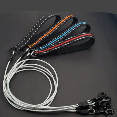 Collars Pets Reflective Harness Steel Wire Anti-Bite Dogs Large Dog Training Supplies Accessories For Golden Retriever_voghion.com