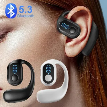 Bluetooth 5.3 Headphone TWS Wireless Ear Hook Earphone HiFi Stereo Noise Reduction Headset Waterproof Earbud For Huawi Xiami_voghion.com