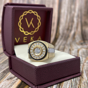 Men's and Women's Fashion Jewelry Party Bohemian Business Vintage Punk Rock Crystal Cubic Jewelry Ring_voghion.com