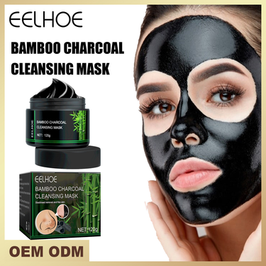 Bamboo Charcoal Beautiful Blackhead Removing Tearing facial mask Deep Cleaning Pore Acne Closing Tearing Smear Mask_voghion.com