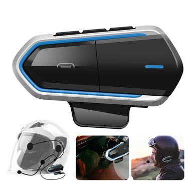 QTB35 Helmet Earphone Waterproof Bluetooth-compatible 5.0 ABS Voice Control Headphone Interphone For Motorcycle_voghion.com