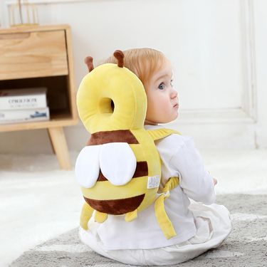 Baby Learning To Walk Head Pillow Baby Learning To Walk Anti Fall Pillow Breathable Head Protection Pad Little Bee Head Protection Anti Fall Cap_voghion.com