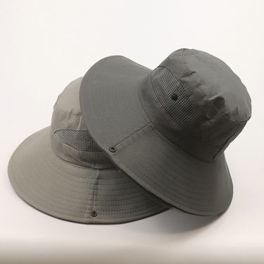 Fashion RICYGVM Summer Large Brim Mesh Fisherman Cap Outdoor Breathable Sun Hat For Men Women Fishing Mountaineering UV_voghion.com