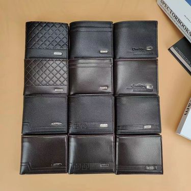 INNERSOi Men's Slim Wallet With Zipper, Multi-Card Holder, RFID Blocking, PU Leather Bifold Wallet For Business & Travel_voghion.com