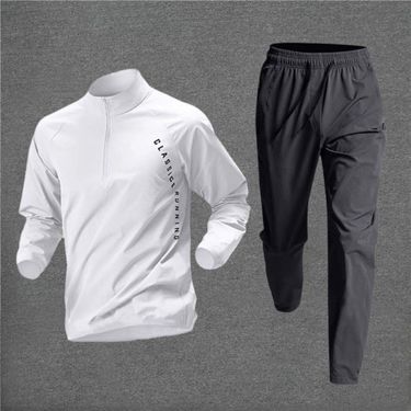 Men's Clothing training suit quick drying clothes long sleeve autumn and winter sports student cycling sports shirt top running jacket sports suit_mkmklike.com