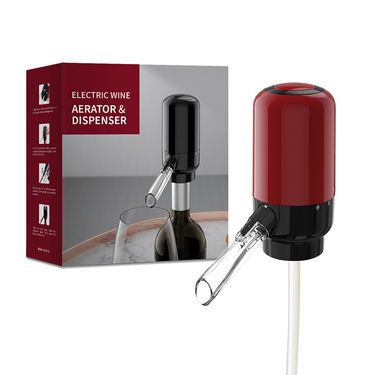 Electric Wine Decanter Dispenser Quick Sobering Automatic Wine Decanter Aerator Pourer For Bar Party Kitchen Portable Decanter_voghion.com