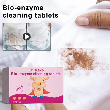 Bio-enzyme Explosive Salt Effervescent Tablets, Cleaning Yellowed Clothes Stubborn Stains Coffee Stains Cleaning Tablets_voghion.com