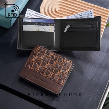 Purse Wallet Clutch Bag Men's Rfid Casual Vintage Presbyterian Wallet Hand Bag Men's Coin Wallet Card Bag Large Capacity Card Slot_voghion.com