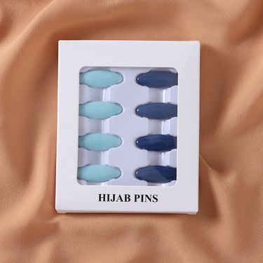 Resin Scarf Pins Set - Colorful Geometric Brooches For Hijab, Shawl & Fashion Accessories (20pcs, Assorted Colors)_voghion.com