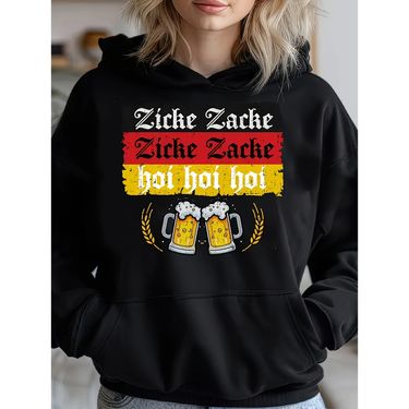 Kinitwear Women's Fall/Winter Pullover Sweatshirt Made In China One Color Leisure Standard Hoodie_voghion.com